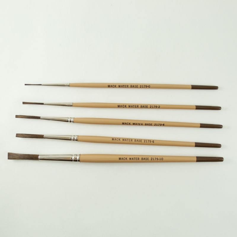 Series 2179 Lettering Quill, Brown Synthetic Mix - 1