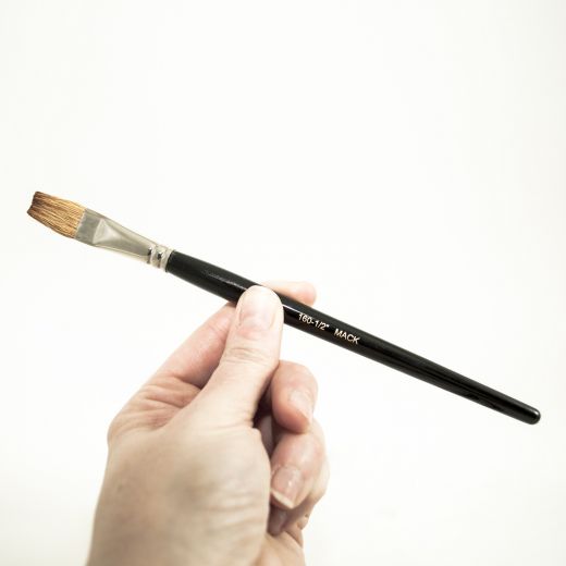 Light Brown Ox One Stroke Flat Brush