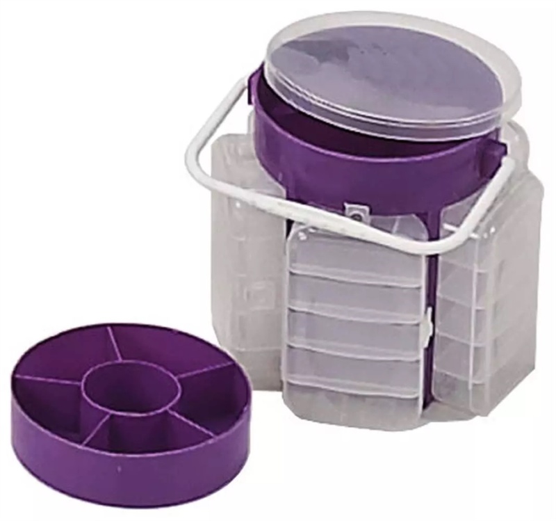Hawk Bead Storage Container With Handle - 31 Compartments