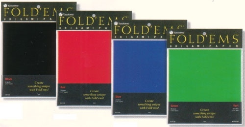 Yasutomo Fold'ems Origami Paper - Solids- One Color Per Package