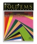 #4103 - Yasutomo Fold'ems Origami Paper - Assorted Colors And Sizes