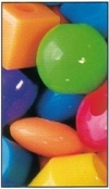 Jumbo Beads-Shapes-Opaque Multi