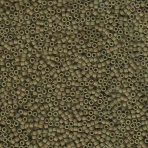 Db390 Matte Opaque Green Tea - Miyuki Delica Seed Beads - 11/0