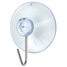 3/4" Suction Cup With Hook