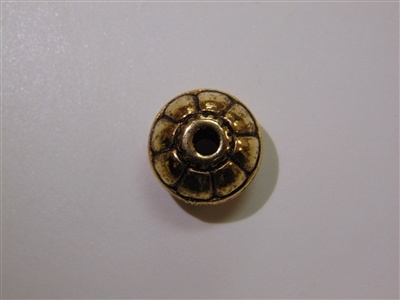 16X10mm Tunisian Antique Gold Washed