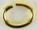 4 X 5Mm Open Oval Jump Ring-20 Gauge-Gold