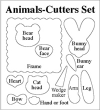 #37008 Makins Cutter Set, Animals