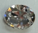 10 X 8Mm Pointed Back Oval- Crystal