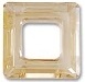30Mm Square Cosmic Ring Golden Shadow