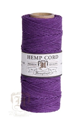 Hemptique Hemp Spool - 20# Test - Dark Purple