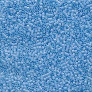 Db861 Matte Sky Blue Ab - Miyuki Delica Seed Beads - 11/0