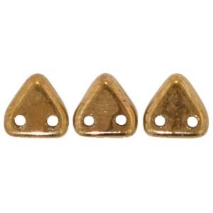 Czechmates 2 Hole Triangle Beads-Bronze