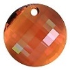 18Mm Twisted Pendant Crystal Copper