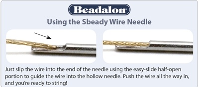 Sbeady Wire Needle Set By Beadalon