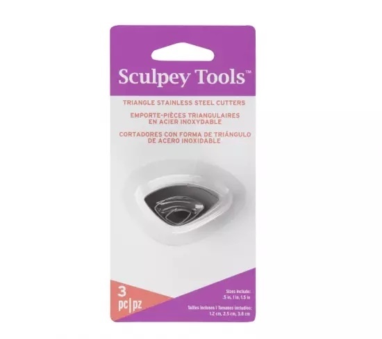 Sculpey Tools™ Cutters: Irregular Triangle, 3 Pc