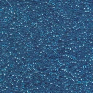 Db1318 Dyed Transparent Capri Blue - Miyuki Delica Seed Beads - 11/0