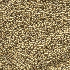 Db334 Metallic 24 Kt Dark Yellow Gold - Miyuki Delica Seed Beads - 11/0