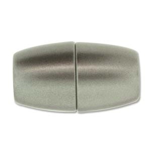 38 X 20Mm Large Hole Magnetic Clasp-Matte Granite