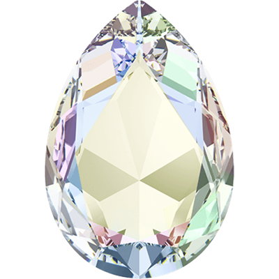 #4327 Swarovski Large Pear Fancy Stone- 30 X 22Mm - Crystal Ab