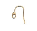 14K Gold Filled Earwire With 2Mm Bead