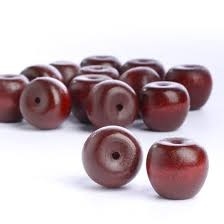 Wood 3-D Apples - Red