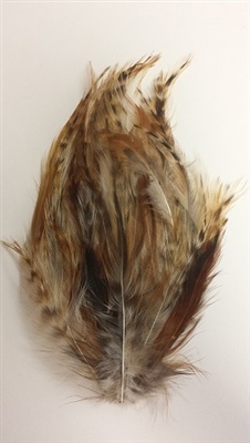 Natural Red Chinchilla Hackle Feather Pad