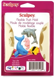 Sculpey® Flexible Push Mold- Sea Life