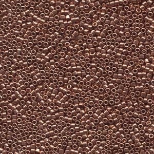Db040 Bright Copper Plated - Miyuki Delica Seed Beads - 11/0