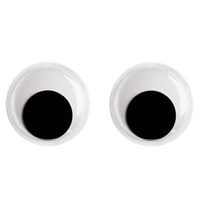 Wiggle Eyes - 6 Inches - 1 Pair
