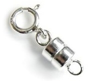 Sterling Silver Magnetic Converter Clasp With Spring Ring