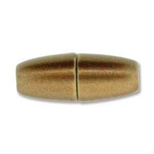 8.5 X 22Mm, Fits 4Mm Cord, Large Hole Magnetic Clasp- Matte Copper