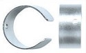 Earring Cuff With Hole-Imitation Rhodium Silver