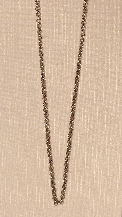 Rolo Stainless Steel Finished Necklace Chain- 18"