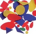 Pre-Cut Shapes- Primary Colors #1192-02