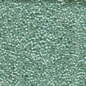 Db414 Galvanized Green Dyed- Miyuki Delica Seed Beads - 11/0