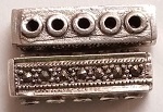 Marcasite 5-Hole Spacer Bar - A Jewelry Maker's Dream Come True