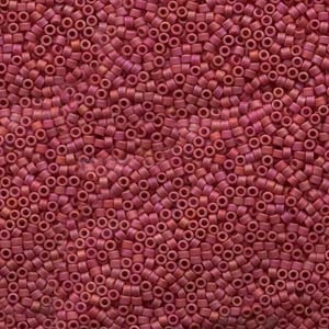 Db874 Matte Opaque Maroon Ab - Miyuki Delica Seed Beads - 11/0