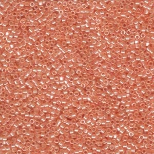Db1480 Transparent Peach Luster - Miyuki Delica Seed Beads - 11/0