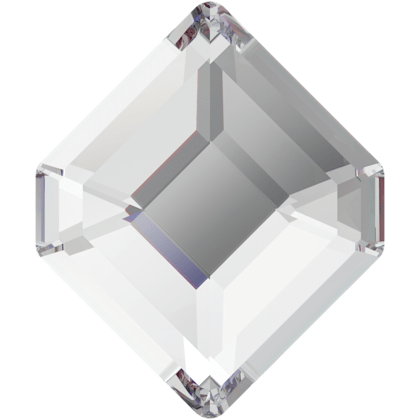 Swarovski 5 X 4.2Mm Concise Hexagon Flat Back - Crystal