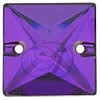 Swarovski 16Mm Square Sew On Volcano Crystals