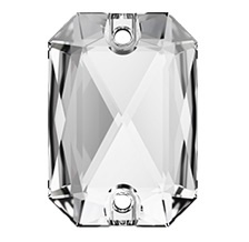 Swarovski 28 X 20Mm Emerald Cut Sew On- Crystal