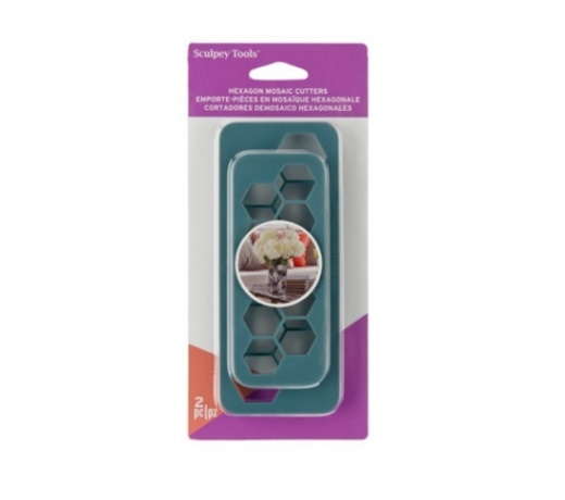 Sculpey Tools™ Mosaic Hexagon Cutters- 2 Pc