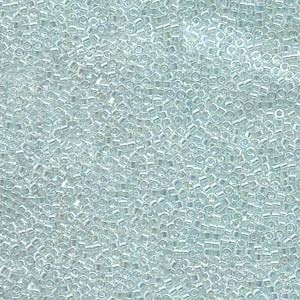 Miyuki Delica Seed Beads - 11/0 - Db083 Lined Light Aqua Ab