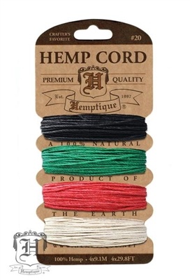 Hemptique Hemp Cord Set - 20# Test - Primary