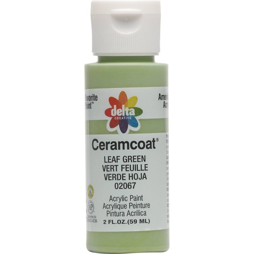Ceramcoat Acrylic Paint 2oz Light Foliage Green - Opaque