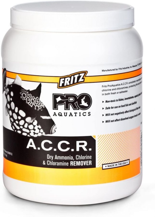 Fritz Aquatics Pro Aquatics A.C.C.R. Dry Ammonia, Chlorine And Chloramine Remover