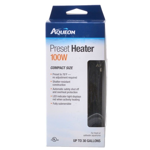 Aqueon Preset Aquarium Heater - 100W