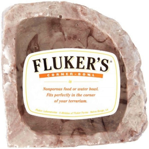 Flukers Reptile Corner Bowl - Small (4"L X 4"W)