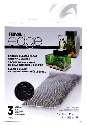 Fluval Edge Carbon Replacement Filter Media - 3 Count