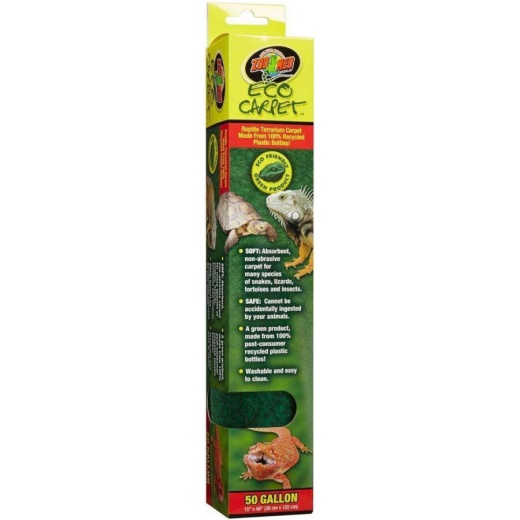Zoo Med Eco Carpet Reptile Carpet - Green (50 Gallon)